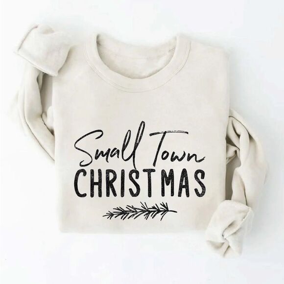NWT Wool + Pepper Co. Small Town Christmas Crewneck Sweatshirt - Picture 3 of 3
